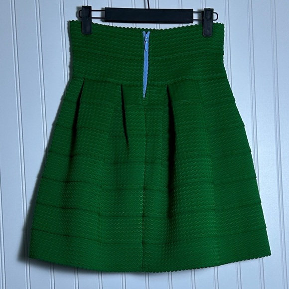 Anthropologie Girls From Savoy Women Skirt Size Small, Green Cupcake Skirt - Picture 5 of 8